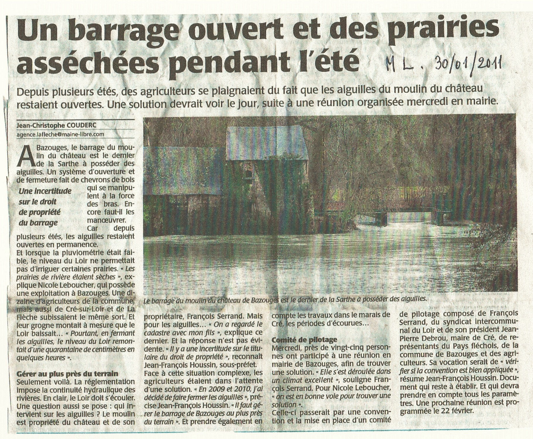 Le maine Libre 30.01.2011
